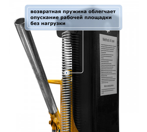 Домкрат гидравлический с лапой GEARSEN MNS 10