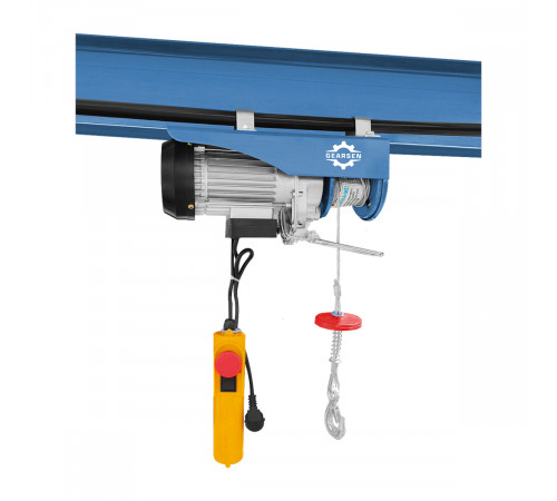 Мини электрическая таль стационарная GEARSEN PA 220В, 125/250кг, 12/6м