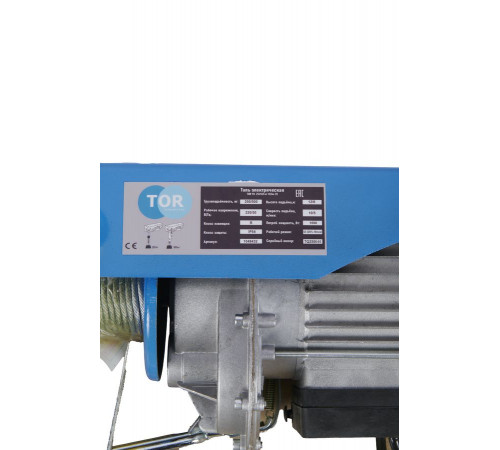 Таль электрическая TOR PA 250/500 кг 12/6 м