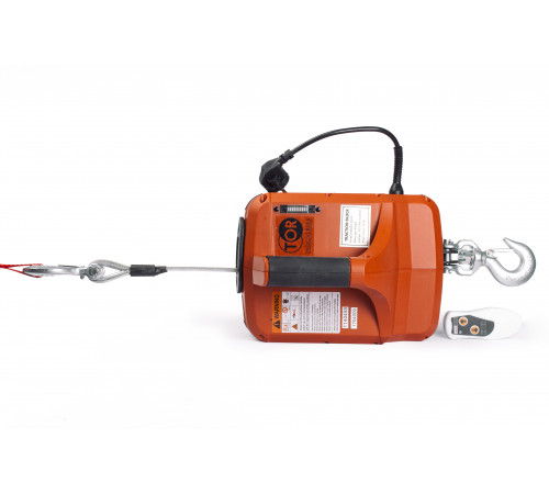 Лебедка электрическая переносная TOR SQ-02 450 кг 4,6 м 220 В с пультом