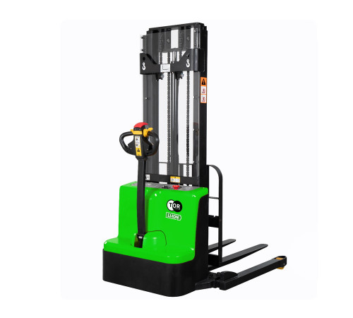 Штабелер самоходный 1,5 т 3,0 м TOR WSS15H-3000SC PRO Li-ion 24/60 В/Ач раздвижные вилы, опоры