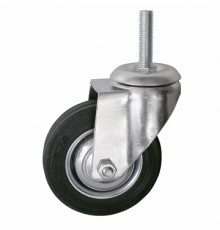 Колесо поворотное SCt 97 85 мм резина с болтом (F)