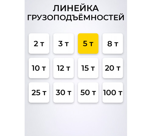 Домкрат гидравлический TOR ДГ-5 г/п 5,0 т