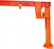 Кран консольный поворотный электрический TOR JIB г/п 5000 кг, высота 3 м, стрела 3 м