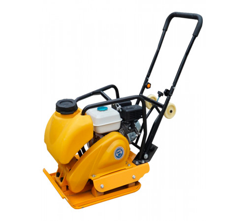 Виброплита 65 кг, 15 кН (Loncin), бак, колесный комплект TOR C-60Т