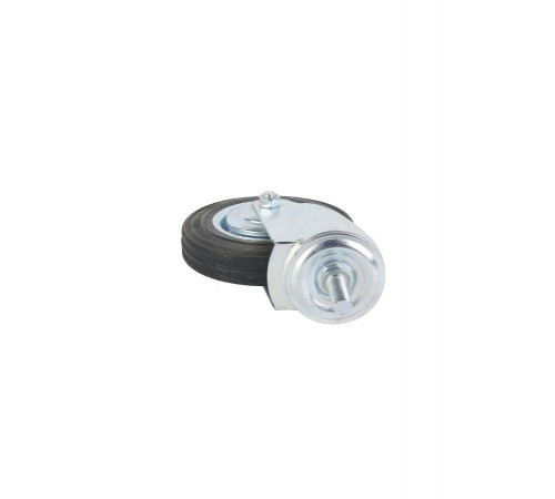 Колесо поворотное SCt 63 160 мм резина с болтом (F)