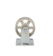 Колесо большегрузное неповоротное FCS 54 125 мм чугунное (F)