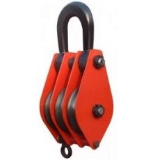 Блок монтажный трехрольный с ушком HQLK 3-50 К3 50т