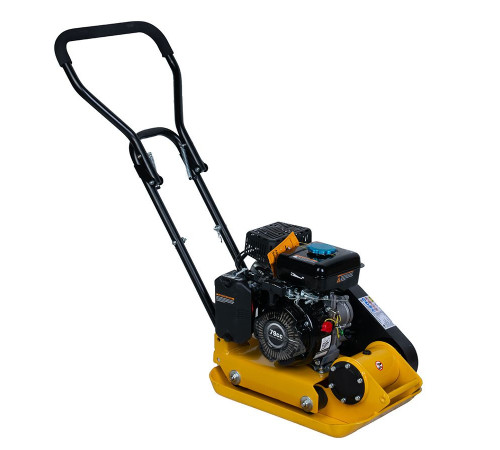 Виброплита TOR T-50 48кг, 8,5кН Loncin коврик, колесный комплект