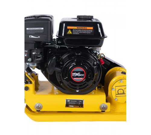 Виброплита 60 кг, 10,5кН (Loncin) без бака, коврик, колесный комплект TOR C-60