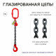 1,12т 1м Строп LITELIFT 1СЦ цепной т8 G80 с укоротителями