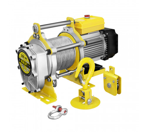 Лебёдка СКОРОСТНАЯ OCALIFT TSA 300/600кг 40м 220в (алюминиевый корпус)