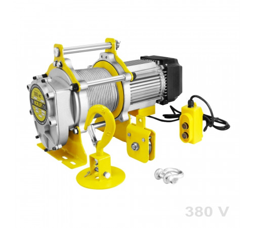 Лебёдка строительная OCALIFT TSA 300/600 кг 60м 380в (модель 500кг) (алюминиевый корпус)