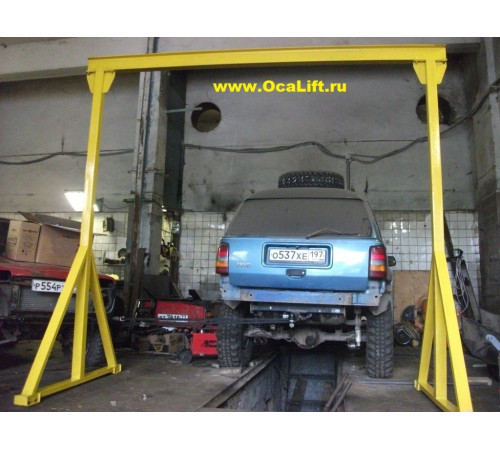 Мини-кран козловой МПУ OCALIFT 2т 5х5 метров мобильный ручной