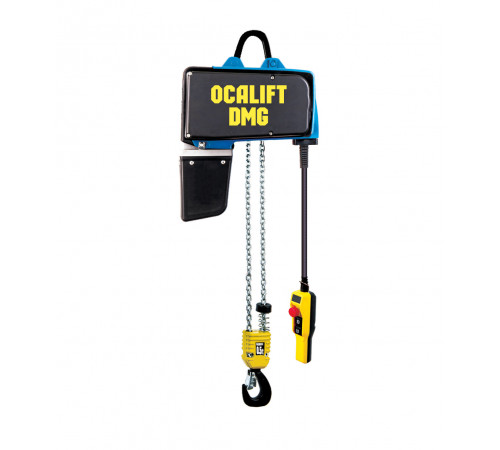 Таль электрическая цепная ТЭЦ OCALIFT DMG 0502D 500кг 6м 4/1 м/мин, стационарная 380в