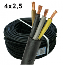Кабель питания 4 х 2,5 гибкий