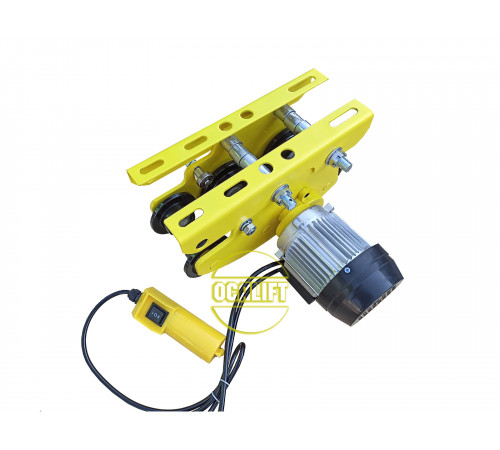 Каретка OCALIFT HD для талей РА 600/1200 1,2т электрическая 220в (6 колёс) с пультом управления