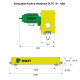 Концевая балка опорная DLTC 2т 1,8м 0,4кВт 380в 20 м/мин