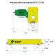 Концевая балка опорная DLTC 2т 3м 0,4кВт 380в 20 м/мин