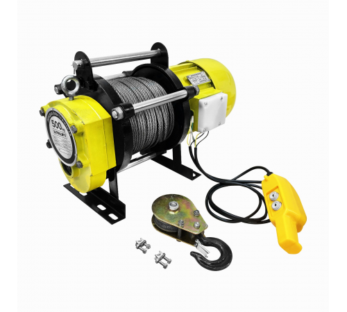 Лебедка электрическая LITELIFT KCD-500 кг 380в с канатом 50м