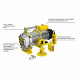 Лебёдка строительная OCALIFT TSA 300/600кг 100м 220в (алюминиевый корпус)
