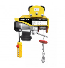 Мини таль передвижная LITELIFT PA-1000 500/1000кг 12м 220в на электрокаретке