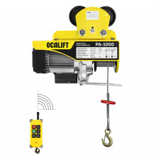 Мини таль передвижная OCALIFT PA-1000 500/1000кг 12м 220в, радиоуправление