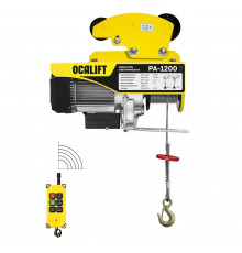 Мини таль передвижная OCALIFT PA-1200 600/1200кг 12м 220в, радиоуправление