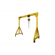 Мини-кран козловой МПУ OCALIFT 1т 2,4х2,1 метра мобильный ручной с талью СЕВЕР на каретке