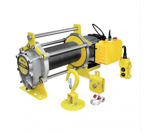 Лебёдка строительная OCALIFT TSA 300/600кг 100м 220в (алюминиевый корпус)