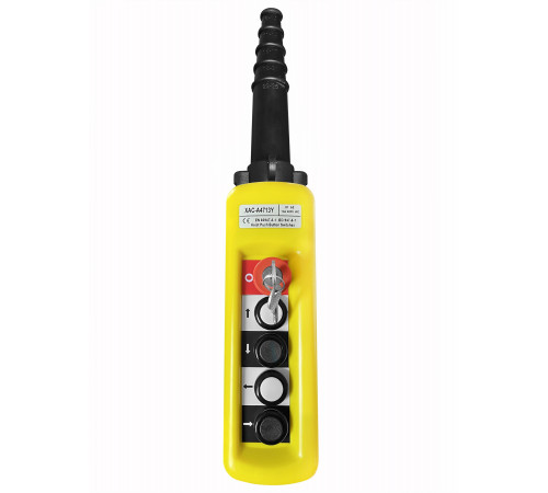 Пульт управления 4 кнопки, 1 скорость, стоп, ключ, IP65 XAC-A4713Y