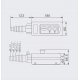 Пульт управления 2 кнопки, 2 скорости, стоп, ключ, старт, IP65 A2913Y-start