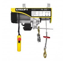 Мини таль электрическая LITELIFT PA-250 125/250кг 12м 220в