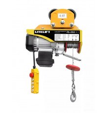 Мини таль передвижная LITELIFT PA-250 125/250кг 12м 220в на электрокаретке
