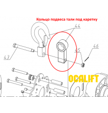 Кольцо подвеса тали под каретку 2Т, 0201/0202
