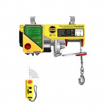 Мини таль стационарная OCALIFT PRO PA-1000 500/1000кг 12м 220в, радиоуправление