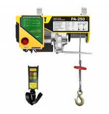 Мини таль стационарная OCALIFT PA-250 125/250кг 12м 220в радиоуправление