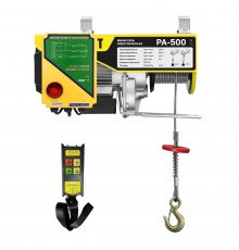Мини таль стационарная OCALIFT PA-500 250/500кг 12м 220в радиоуправление
