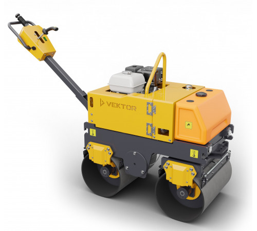 Виброкаток ручной двухвальцовый Vektor VRDR-800D