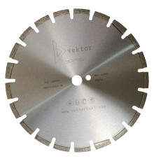 Алмазный диск по асфальту к швонарезчику Vektor VFS-350 (А/B)